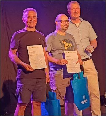 Carmelo Giannuzzi, Männerabteilung, bei der Preisverleihung Stadtradeln Esslingen