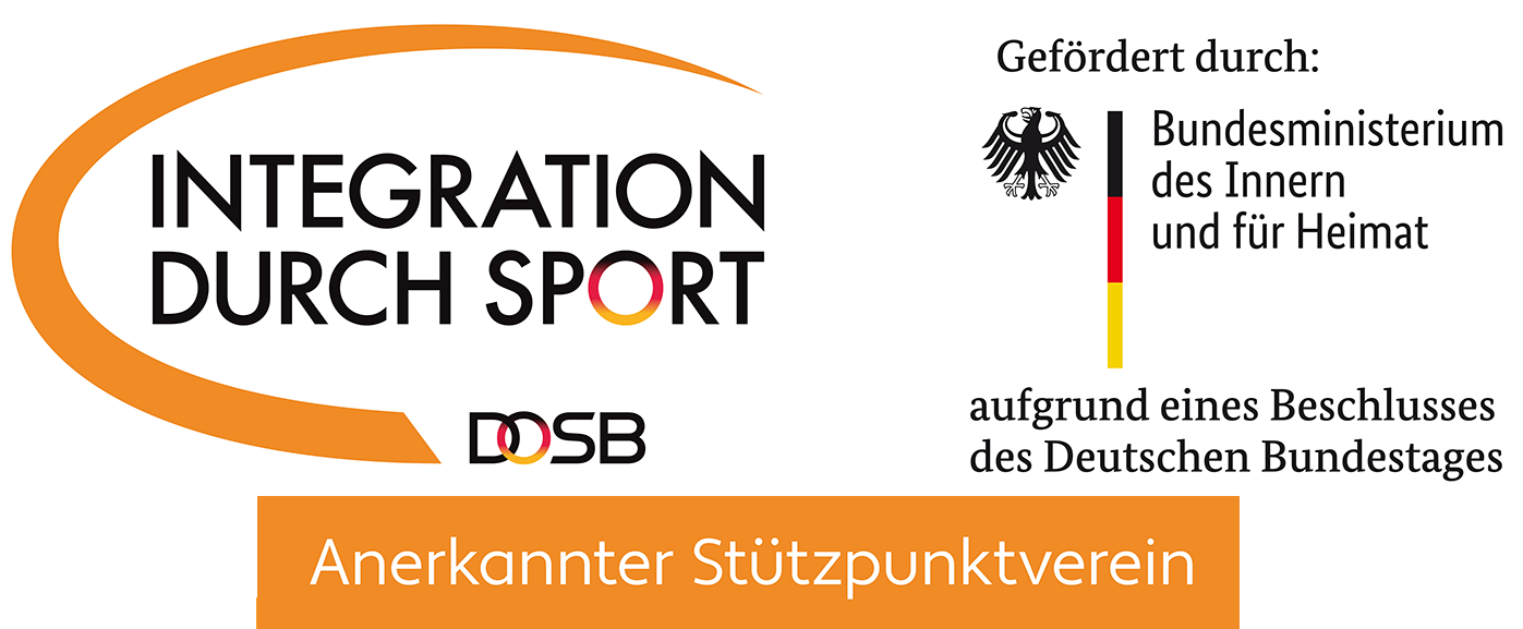 Logo für "Integation durch Sport" verliehen durch den DOSB