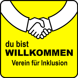 Inklusions-Button – Du bist willkommen